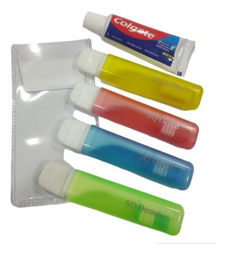 Kit Viagem Colgate + Escova C/ 4 Unidades