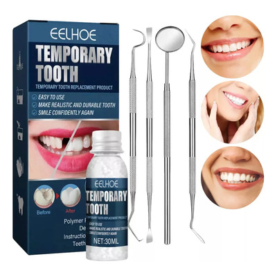 Kit Reparación Empastes Dentales Temporales Dientes Rotos F | MercadoLibre