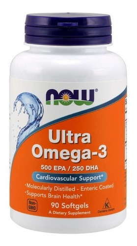 Ultra Omega 3 Now Foods Importado Concentrado Em Epa Dha 90c