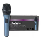 Microfono Ross Fm-138 Con Cable Open Music Tm