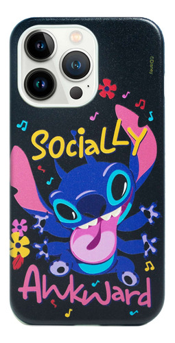 Funda Celular Tpu + Pc Stitch Disney Para iPhone 11 Pro Max