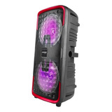 Parlante Portatil Bluetooth Luces Led Crown Mustang Atomic 8