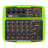 Consola Pasiva Con Interfaz Usb Novik Nvk I08bt Verde