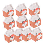 Solustre Fox Candy Boxes 10 Cajas De Embalaje Maleta Portát