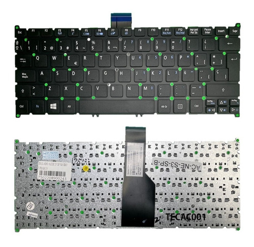 Teclado  Acer Aspire S3 S3-391 S3-951 S5 S5-391;one 725 756 