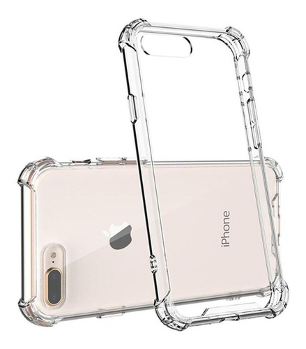 Funda Alto Impacto Transparente Para iPhone 5 Se 6 7 8 Plus