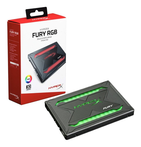 Ssd Kingston Hyperx 240 Gb Fury Rgb Solido Interno 