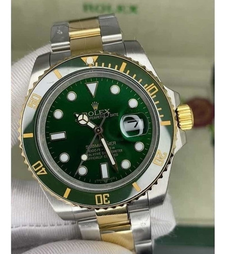 Relógio Rolex Submariner Misto Verde Lacrado