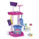Master Clean Brinquedo Infantil De Limpeza Vassourinha Rodo