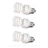 Lámpara Bajo Consumo Espiral 15 W Luz Calida Pack X 12 