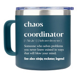 Chaos - Taza Coordinadora De 14 Onzas, Ideal Como Regalo