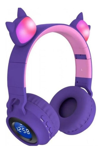 Audífonos Bluetooth Orejas De Gato Diadema Niñas