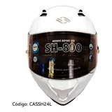 Casco Shiro Blanco Cassh24l Talla L