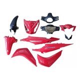 Kit Plasticos Honda New Wave 110 S C/calco Rojo 11p Xtreme