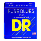 Cuerdas De Bajo Dr Pure Blues 030 125 Made In Usa