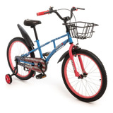 Bicicleta Infantil Force Rodado 20 Rueditas Canasto Love