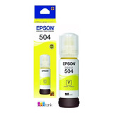 Tinta Epson 504 Amarillo L4150 L4160 L6161 L6171 L6191 70ml