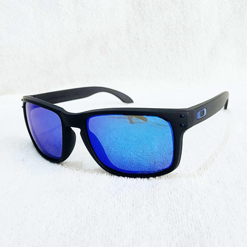 Lentes  Holbrook Color Negro Azul Polarizado