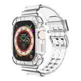 Correa Y Case Silicon Uso Rudo Para Apple Watch Ultra 49mm