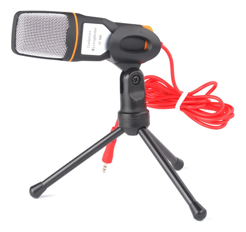 Micrófono De Condensador Con Trípode Y Cable. Usb Y 3,5 Mm 2