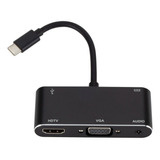 Adaptador Hdmi Hdmi/vga/audio/usb Tipo C