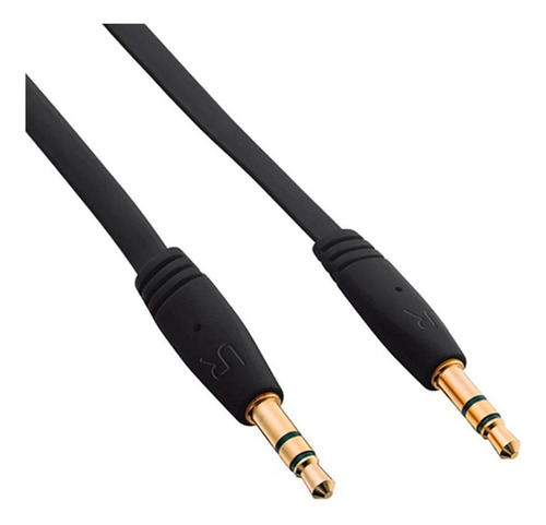 Cable De Audio Aux Mini Plug 3.5 Mm A 3.5 Mm 1 Mts.