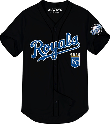 Camisola Jersey Royals Kansas City M2 Negro Ch M G Eg 2eg