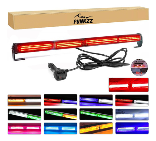 Barra Torreta Estrobo Codigo Leds Cob Policia 24 PuLG 40w