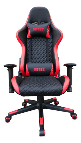 Silla De Escritorio Resee R1 Gamer Ergonómica  Roja