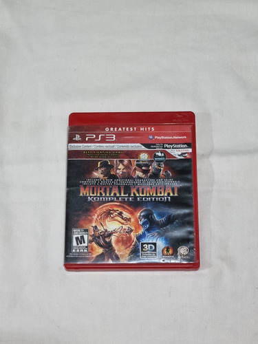 Mortal Kombat Komplete Edition Ps3