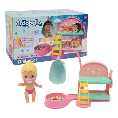 Muñeco Bebé Cicciobello Amicicci Set Hora De Dormir | Envío gratis