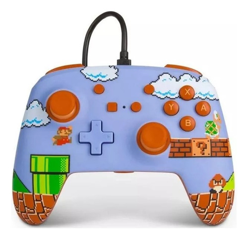 Controle Powera Super Mario Bros Azul Usb-c