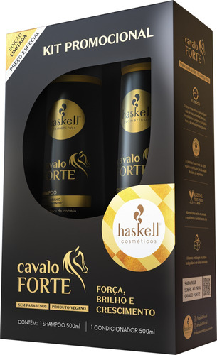  Cavalo Forte / Kit Shampoo E Condicionador 500ml