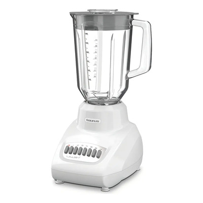 Licuadora Taurus Gaudí Blanca 7 Vel. Vaso Vidrio 1.5l Color Blanco | Meses sin interés