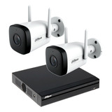 Kit Seguridad Ip Wifi Dahua Nvr 4 Ch + 2 Camaras 3mp M3k