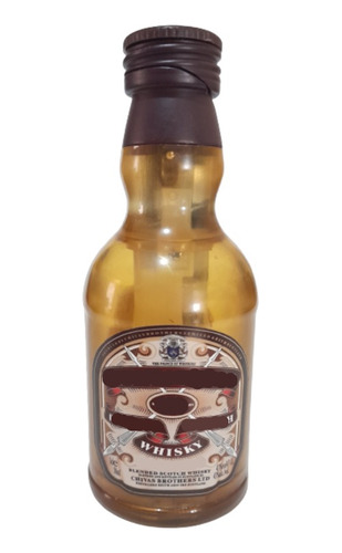 Mini Botella Decorativa Whiskey Tipo Encendedor Recargable