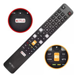 Controle Remoto Tv Tcl Smart Rc802n L55s4900fs Netflix Globo