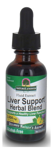 Liver Support Herbal Blend Natures Answer, 60 Ml, 2000 Mg
