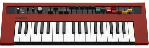 Teclado Digital Yamaha C/37 Teclas 74910 Reface Yc Vermelho