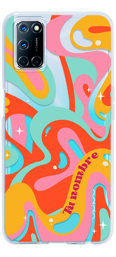 Funda Para Oppo Para Mujer Curvas Groovy Con Tu Nombre