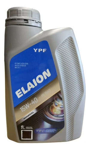 Aceite Elaion F10 15w40 Mineral X 1 Litro