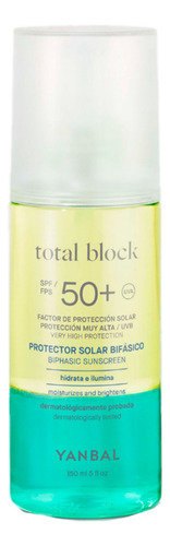 Total Block Bifásico Spf 50+ De Yanbal - mL a $480