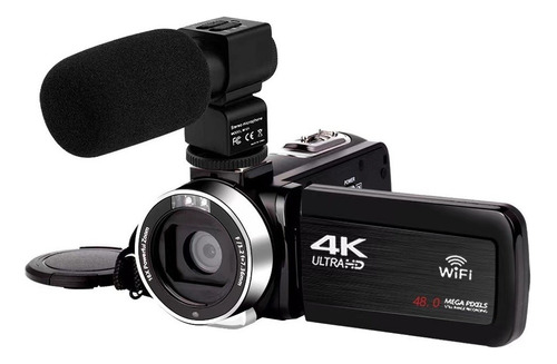 Cámara De Vídeo 4k Micrófono Externo Digital +transporte