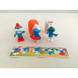 Brinquedo Antigo Kinder Ovo Coleção Os Smurfs - Anos 90