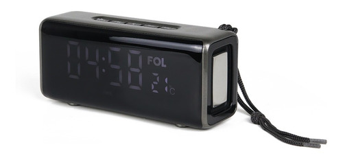 Parlante Radio Fm Reloj Bluetooth Tg-174