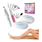 Set Torno Pedicura Manicura Belleza Pies Manos Único 18 Pcs.