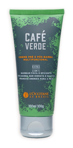 Creme Pré E Pós-barba Multifuncional Café Verde L'occitane