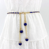 Moda Japonesa Cinturon Cinto Elegante Perlas Vintage Yfb141
