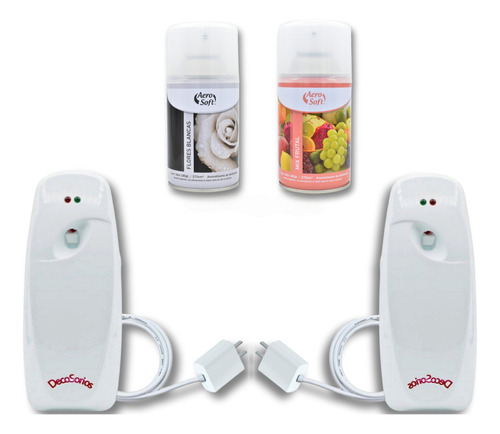 Aromatizador Automatico De Amb Electrico X2 + Fragancias