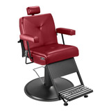 Cadeira De Babeiro Reclinável Milão B Preta Salão Barbearia Cor Diverços Forma Da Base Redonda
